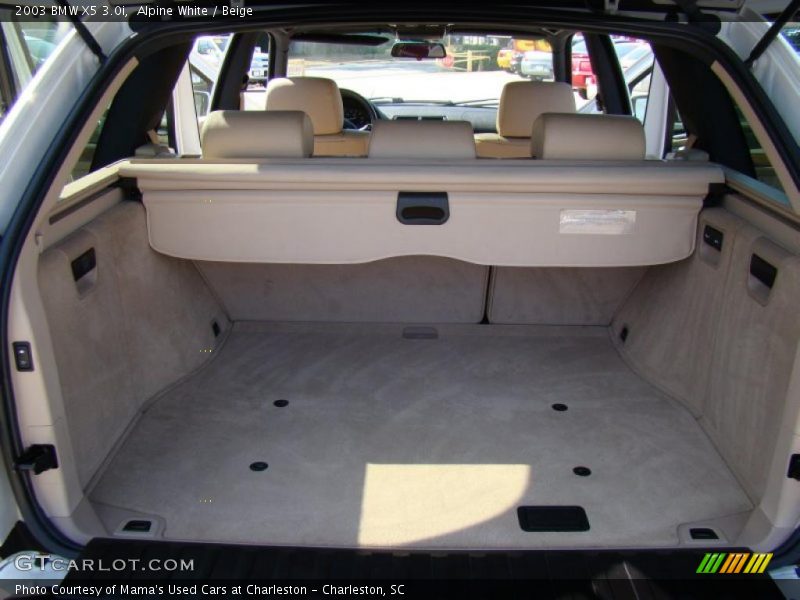 Alpine White / Beige 2003 BMW X5 3.0i