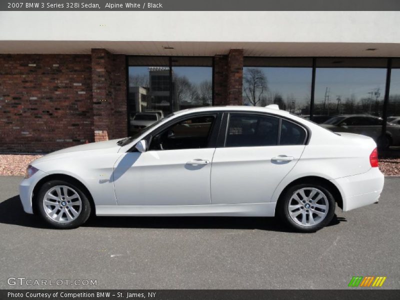 Alpine White / Black 2007 BMW 3 Series 328i Sedan