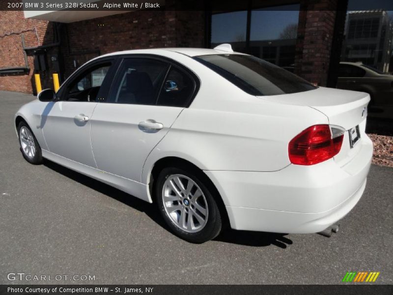 Alpine White / Black 2007 BMW 3 Series 328i Sedan