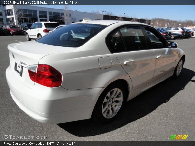 Alpine White / Black 2007 BMW 3 Series 328i Sedan