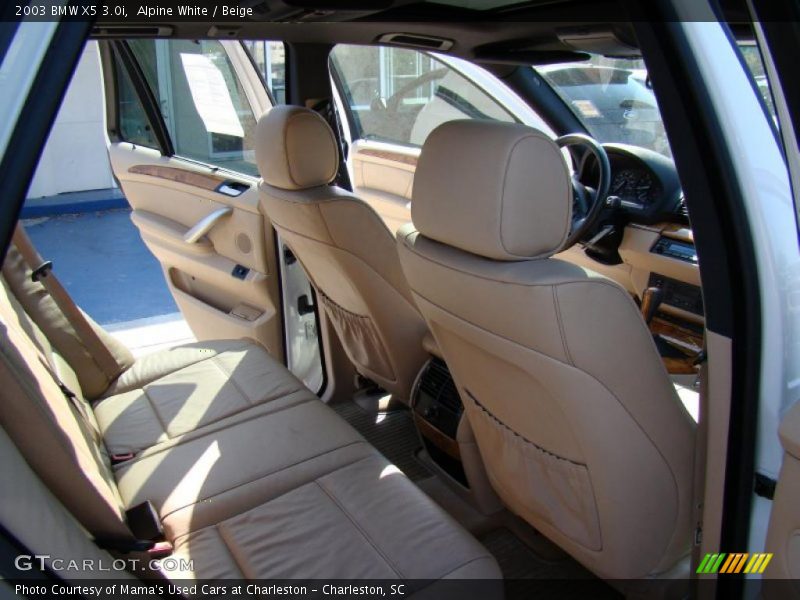 Alpine White / Beige 2003 BMW X5 3.0i