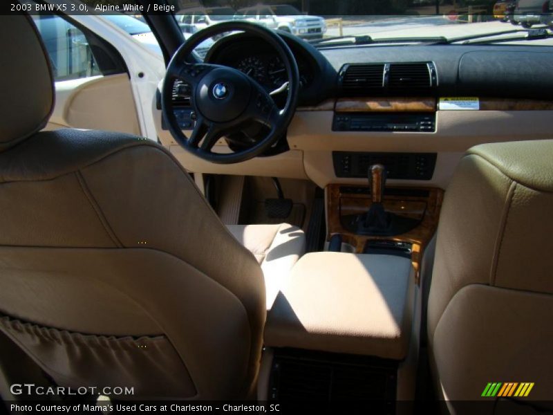 Alpine White / Beige 2003 BMW X5 3.0i