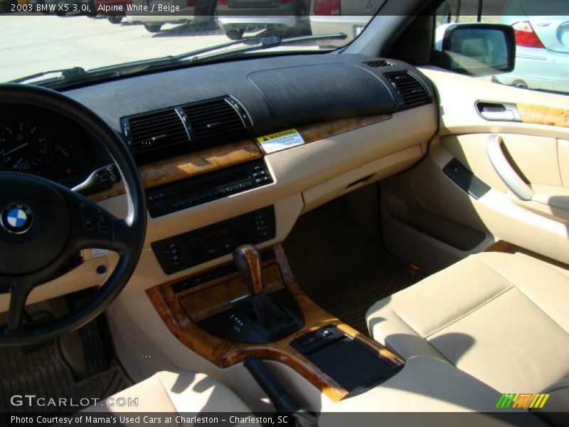 Alpine White / Beige 2003 BMW X5 3.0i