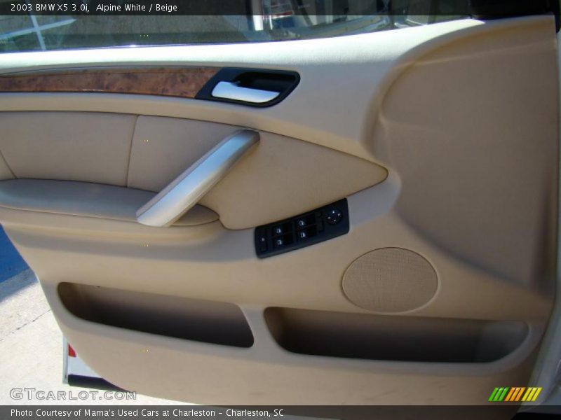 Alpine White / Beige 2003 BMW X5 3.0i