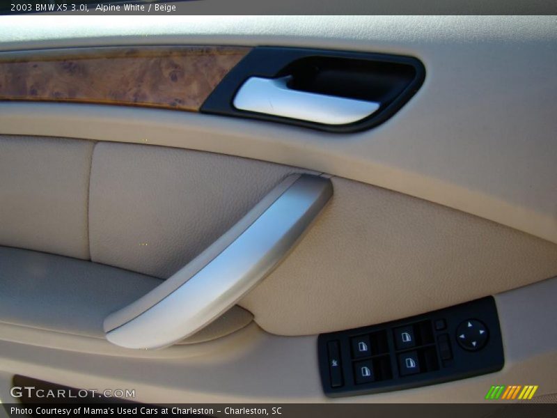 Alpine White / Beige 2003 BMW X5 3.0i