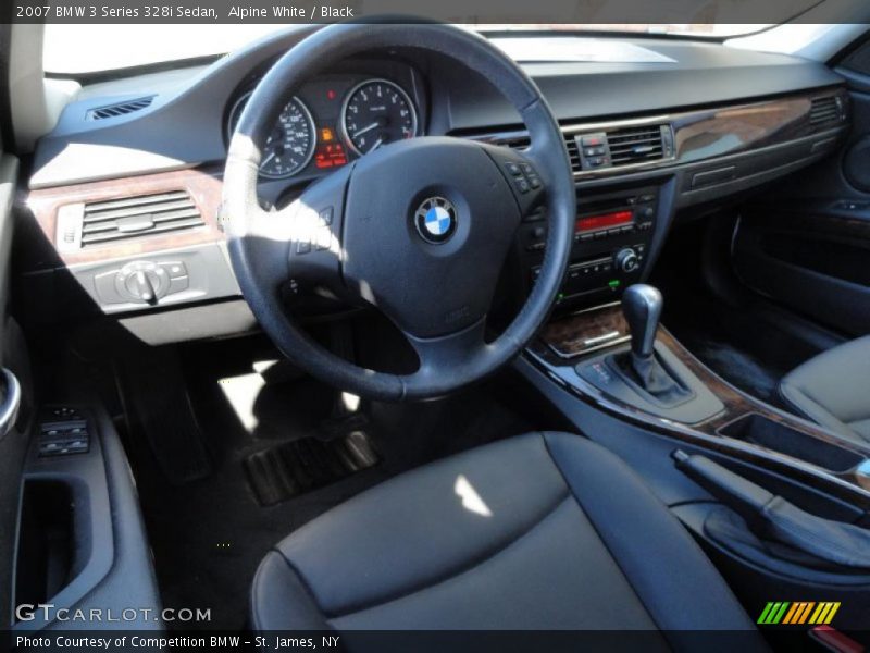 Alpine White / Black 2007 BMW 3 Series 328i Sedan