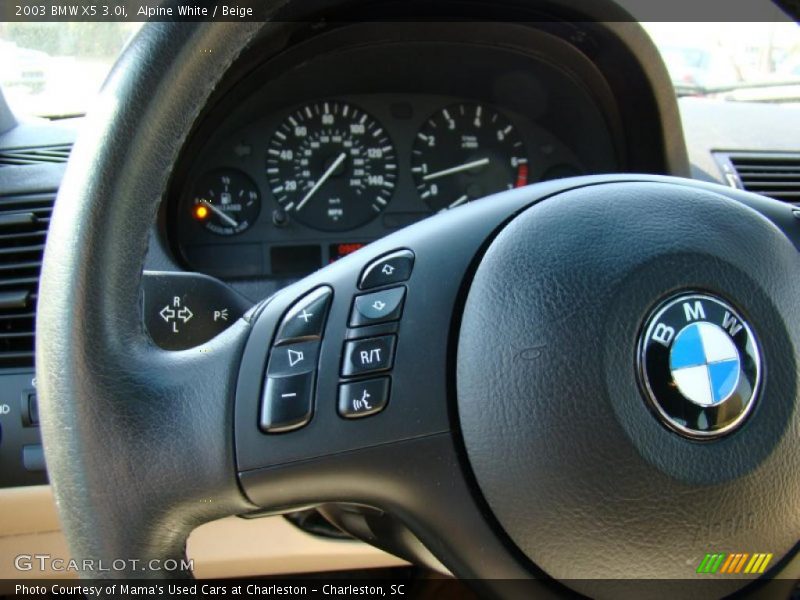 Alpine White / Beige 2003 BMW X5 3.0i