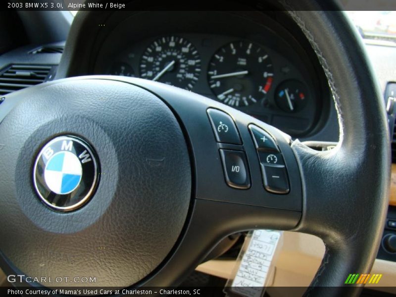 Alpine White / Beige 2003 BMW X5 3.0i