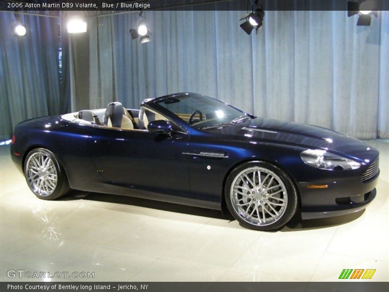 Blue / Blue/Beige 2006 Aston Martin DB9 Volante