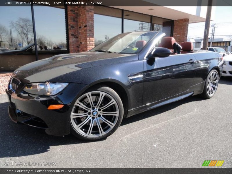 Jerez Black Metallic / Fox Red 2008 BMW M3 Convertible