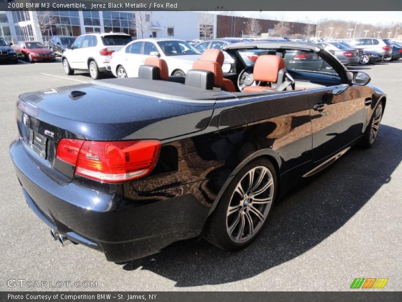 Jerez Black Metallic / Fox Red 2008 BMW M3 Convertible