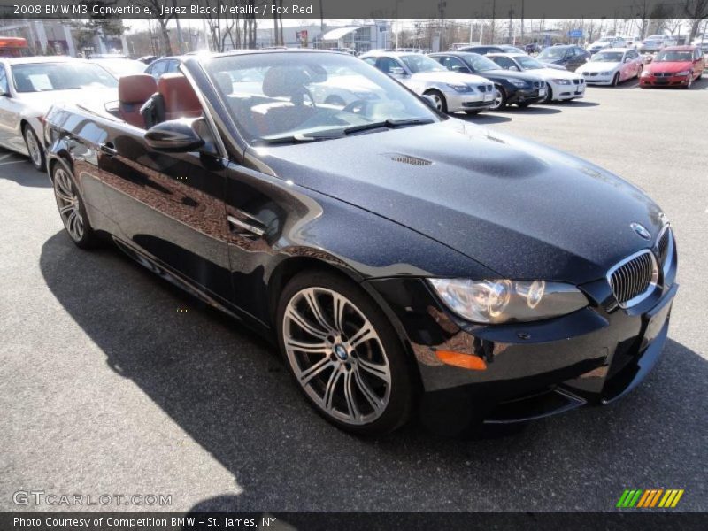 Jerez Black Metallic / Fox Red 2008 BMW M3 Convertible