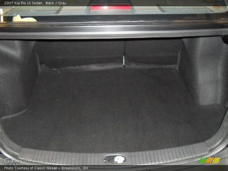 Black / Gray 2007 Kia Rio LX Sedan