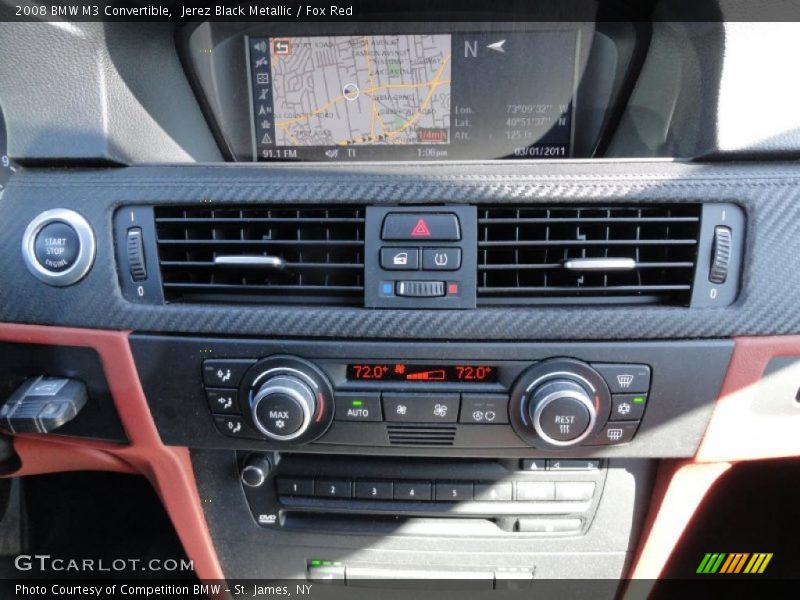 Controls of 2008 M3 Convertible