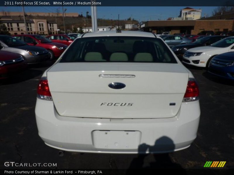 White Suede / Medium Stone 2011 Ford Focus SE Sedan