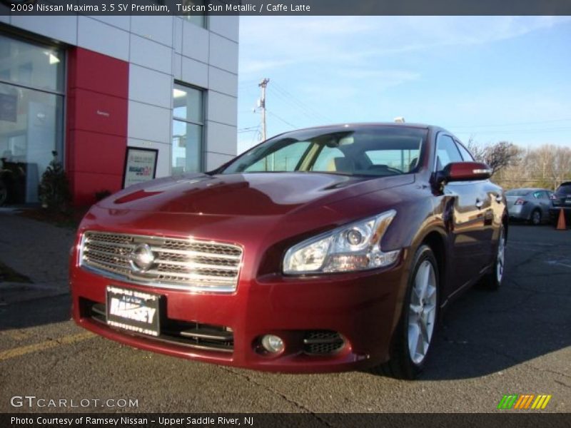 Tuscan Sun Metallic / Caffe Latte 2009 Nissan Maxima 3.5 SV Premium
