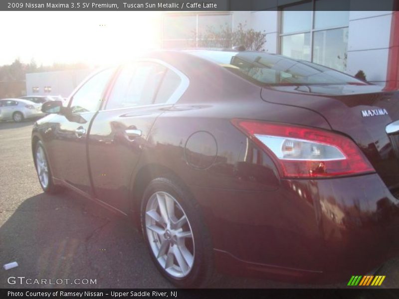 Tuscan Sun Metallic / Caffe Latte 2009 Nissan Maxima 3.5 SV Premium