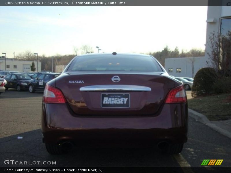 Tuscan Sun Metallic / Caffe Latte 2009 Nissan Maxima 3.5 SV Premium