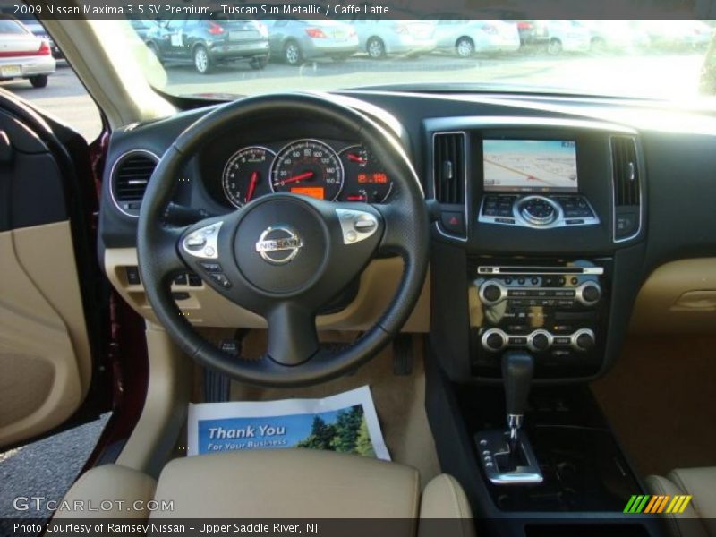 Tuscan Sun Metallic / Caffe Latte 2009 Nissan Maxima 3.5 SV Premium