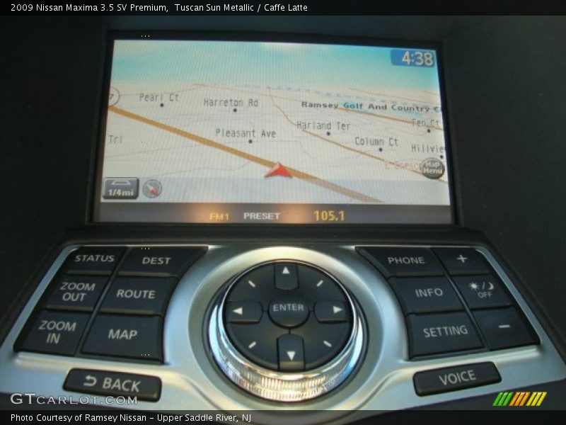 Tuscan Sun Metallic / Caffe Latte 2009 Nissan Maxima 3.5 SV Premium