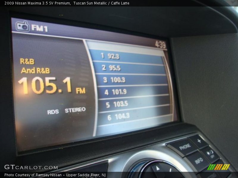 Tuscan Sun Metallic / Caffe Latte 2009 Nissan Maxima 3.5 SV Premium