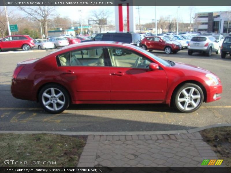 Red Opulence Metallic / Cafe Latte 2006 Nissan Maxima 3.5 SE