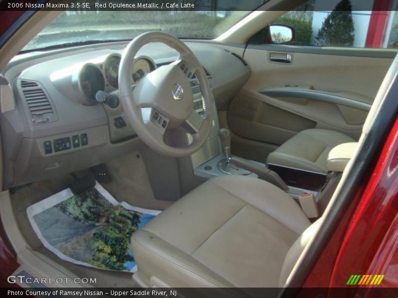 Red Opulence Metallic / Cafe Latte 2006 Nissan Maxima 3.5 SE