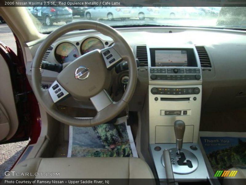 Red Opulence Metallic / Cafe Latte 2006 Nissan Maxima 3.5 SE