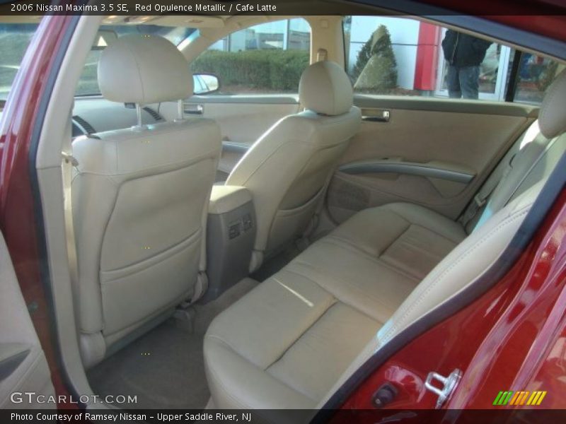 Red Opulence Metallic / Cafe Latte 2006 Nissan Maxima 3.5 SE