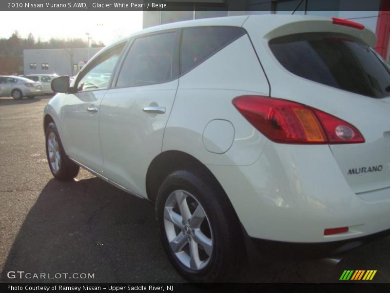 Glacier White Pearl / Beige 2010 Nissan Murano S AWD