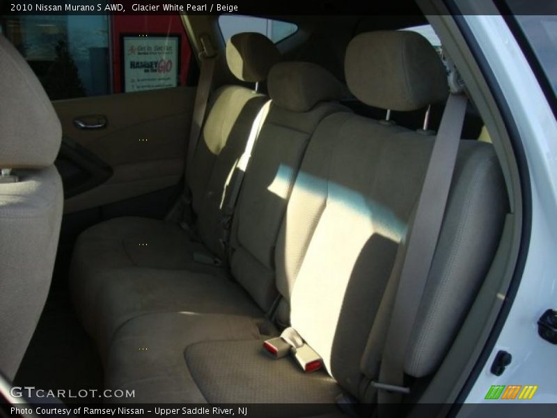 Glacier White Pearl / Beige 2010 Nissan Murano S AWD