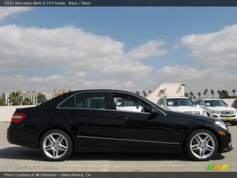 Black / Black 2011 Mercedes-Benz E 350 Sedan