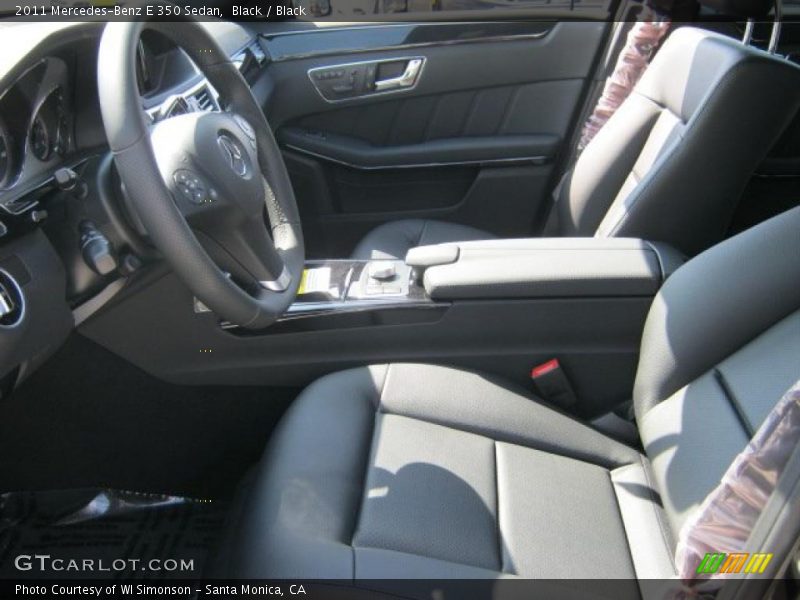 Black / Black 2011 Mercedes-Benz E 350 Sedan