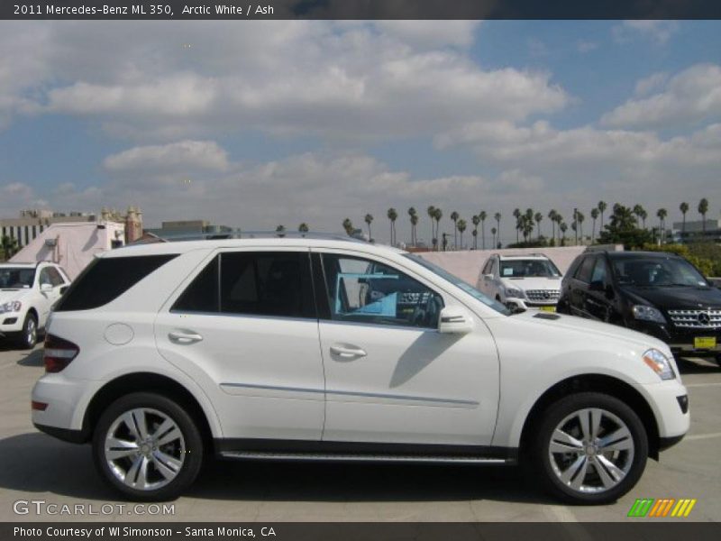 Arctic White / Ash 2011 Mercedes-Benz ML 350