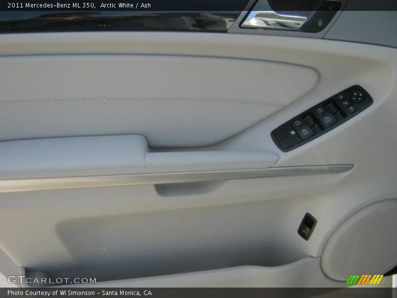 Arctic White / Ash 2011 Mercedes-Benz ML 350