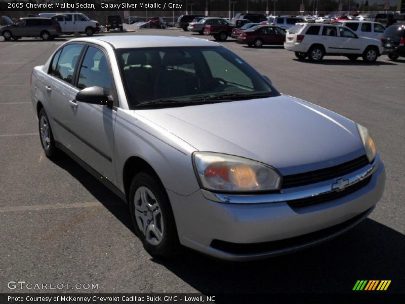 Galaxy Silver Metallic / Gray 2005 Chevrolet Malibu Sedan