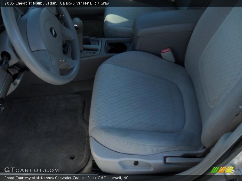Galaxy Silver Metallic / Gray 2005 Chevrolet Malibu Sedan