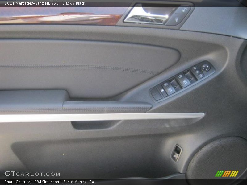 Black / Black 2011 Mercedes-Benz ML 350