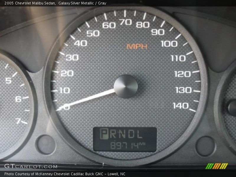 Galaxy Silver Metallic / Gray 2005 Chevrolet Malibu Sedan