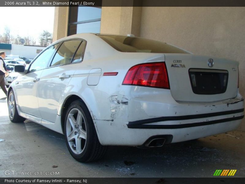 White Diamond Pearl / Ebony 2006 Acura TL 3.2