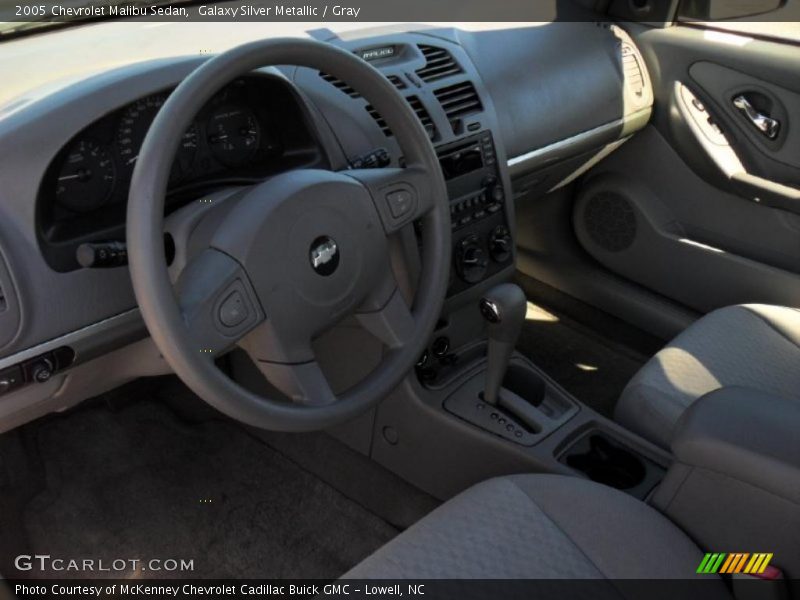 Galaxy Silver Metallic / Gray 2005 Chevrolet Malibu Sedan