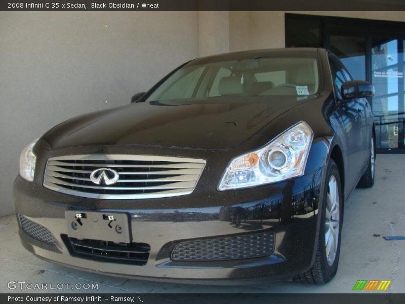 Black Obsidian / Wheat 2008 Infiniti G 35 x Sedan