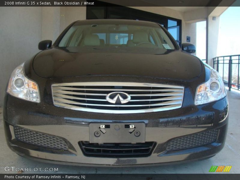 Black Obsidian / Wheat 2008 Infiniti G 35 x Sedan