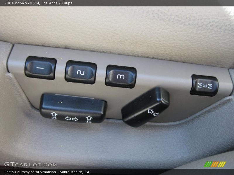 Controls of 2004 V70 2.4