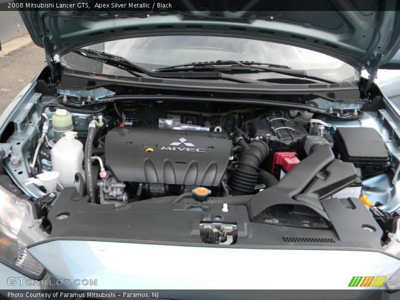 Apex Silver Metallic / Black 2008 Mitsubishi Lancer GTS