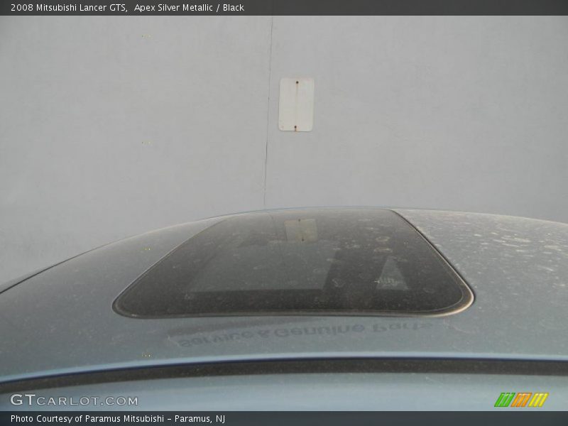 Apex Silver Metallic / Black 2008 Mitsubishi Lancer GTS