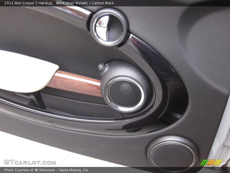 White Silver Metallic / Carbon Black 2011 Mini Cooper S Hardtop