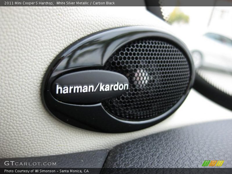 White Silver Metallic / Carbon Black 2011 Mini Cooper S Hardtop