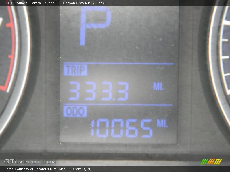 Carbon Gray Mist / Black 2010 Hyundai Elantra Touring SE