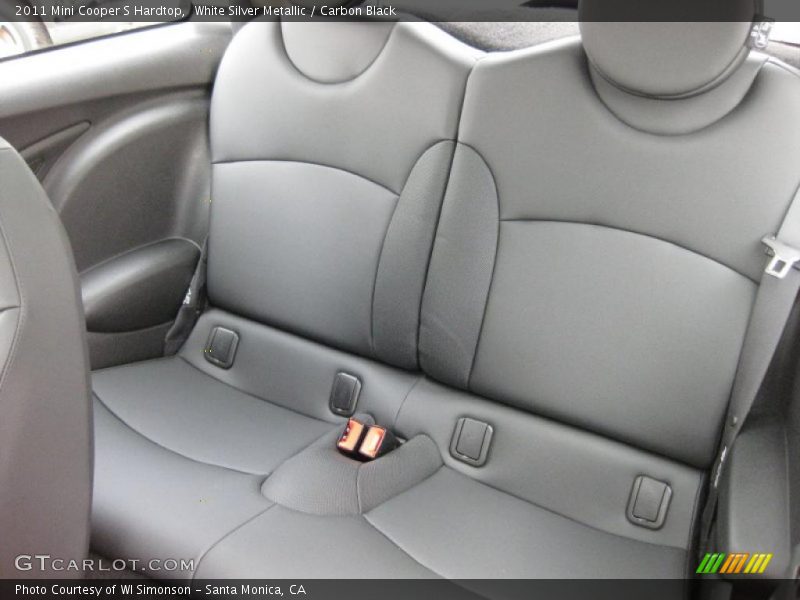 White Silver Metallic / Carbon Black 2011 Mini Cooper S Hardtop